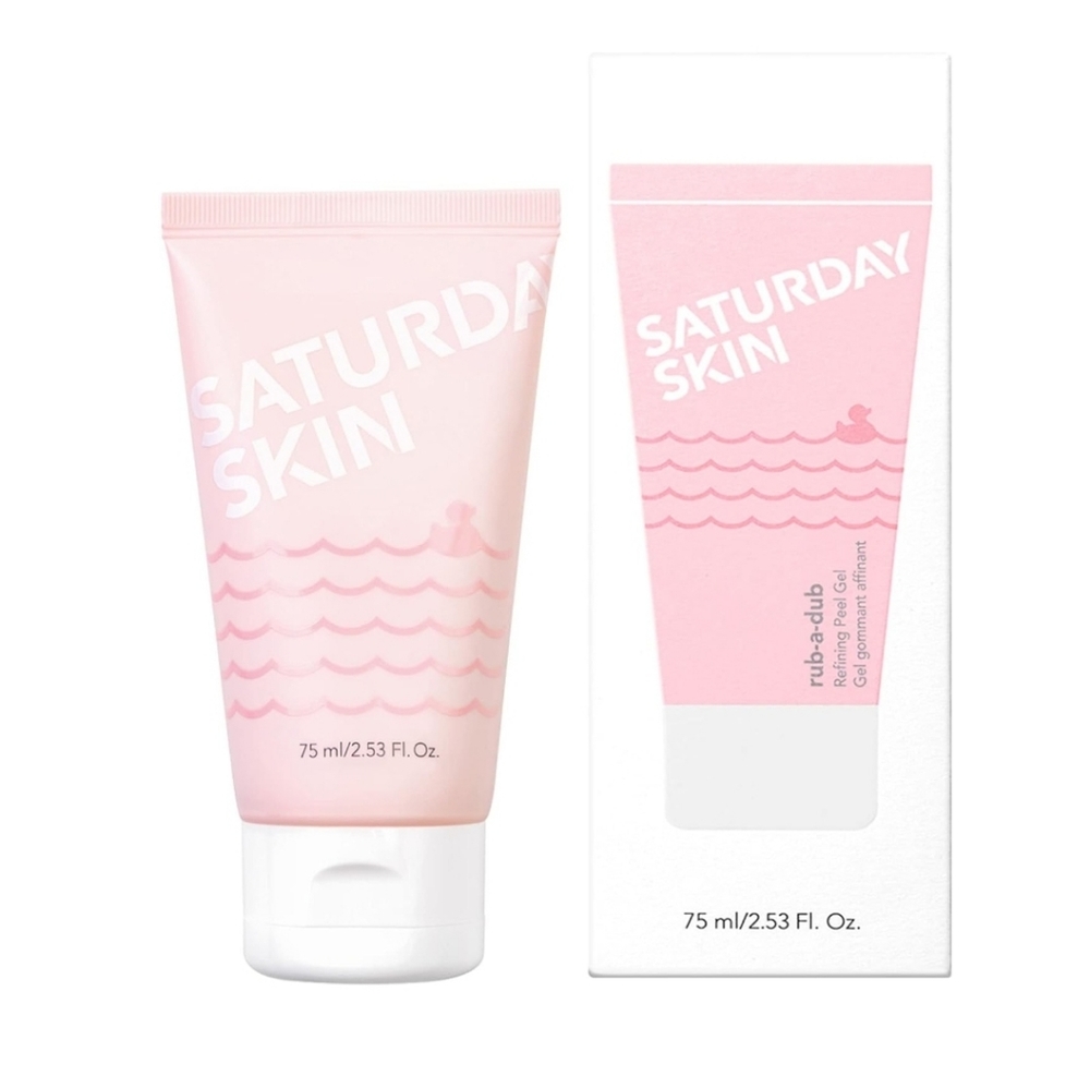 SATURDAY SKIN Rub-A-Dub Refining Peel Gel 2.53 FL OZ Full Size